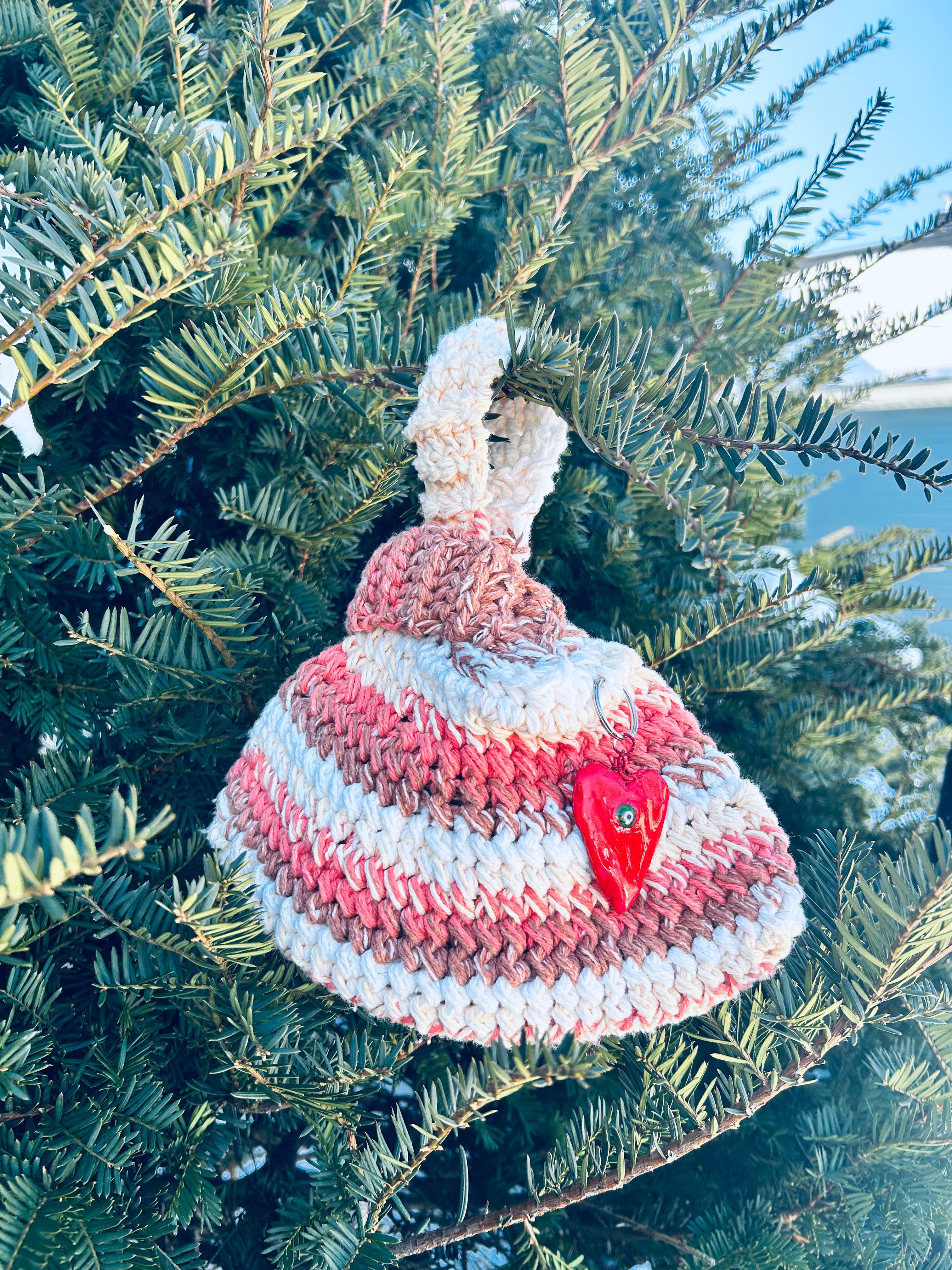 Japanese Mosu Knot Striped Bag